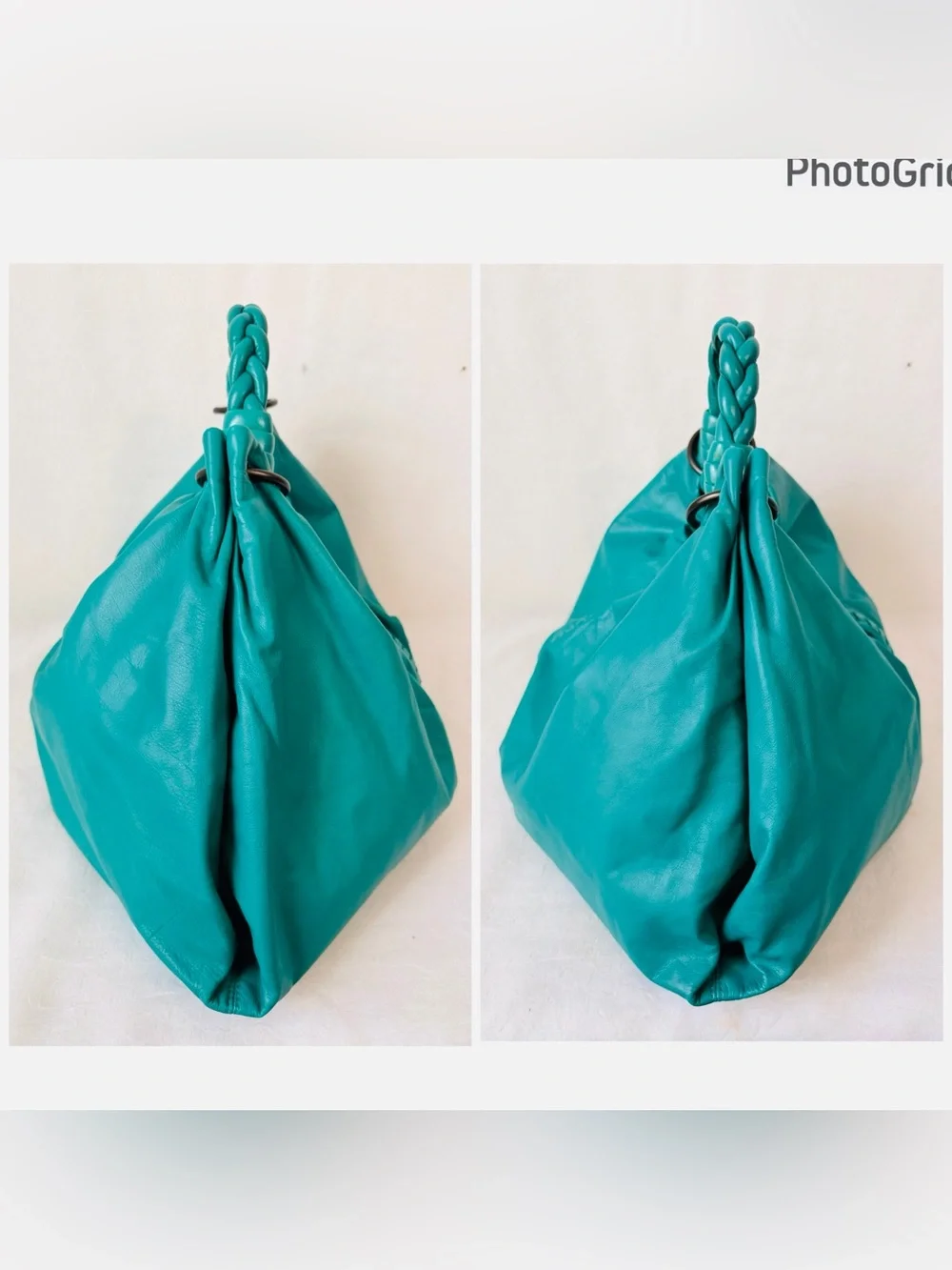 Bottega Veneta Aquilone Fortune Cookie Intrecciato Leather Hobo Bag